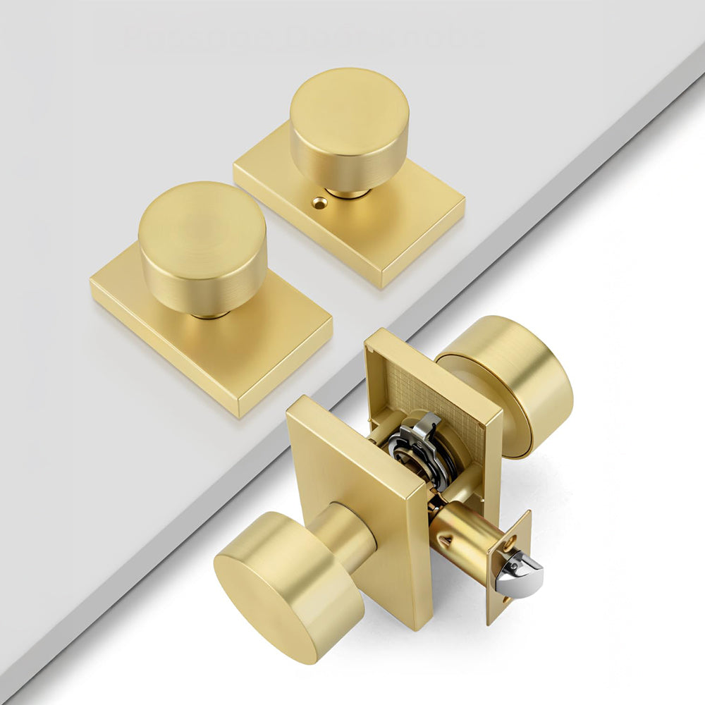 Zinc Alloy Heavy Duty Single-Sided Rectangle Door Knob