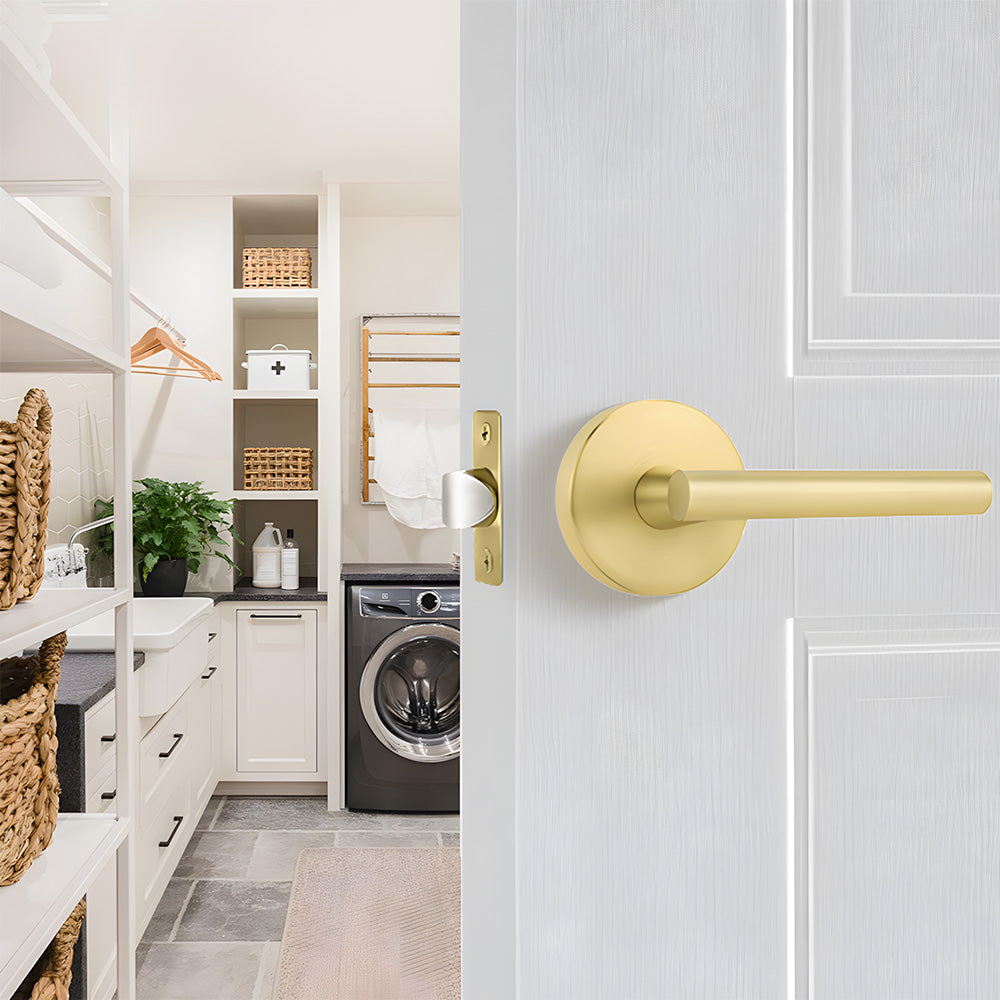 Zinc Alloy Gold Black Door Lever Handles