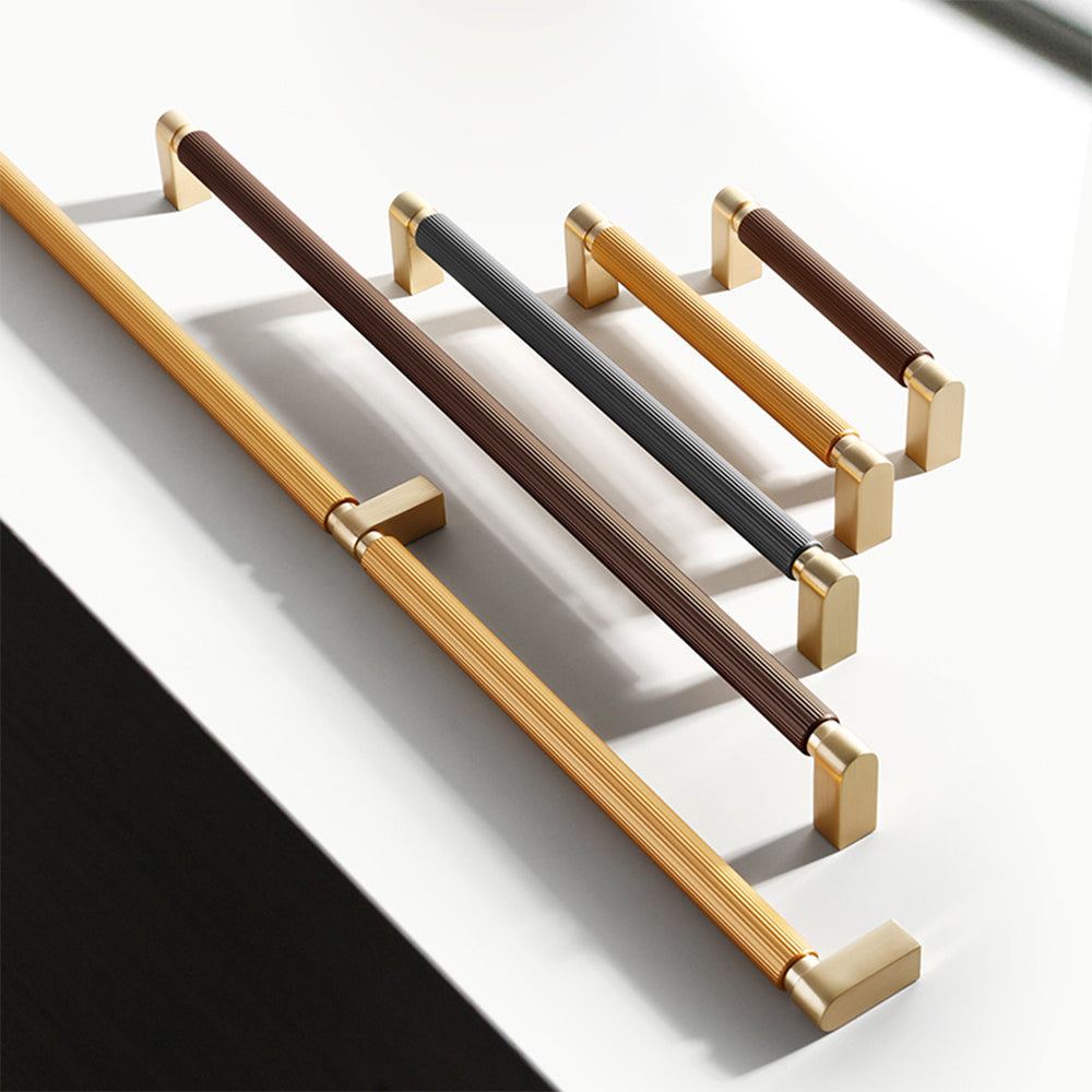Two-Color Splicing Aluminum Alloy Cabinet Handles