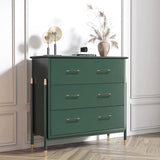 Colorful Brass Leather Cabinet Dresser Drawer Pulls