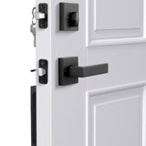 Modern Front Door Lock Reversible Entry Door Handlesets
