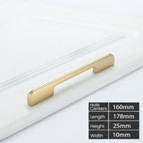 Modern  Aluminum Alloy Long Cabinet and Drawer Handles
