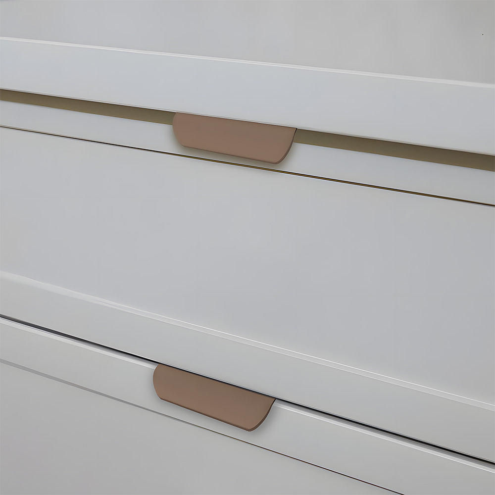 Multicolored Simple Invisible Finger Cabinet Drawer Handle