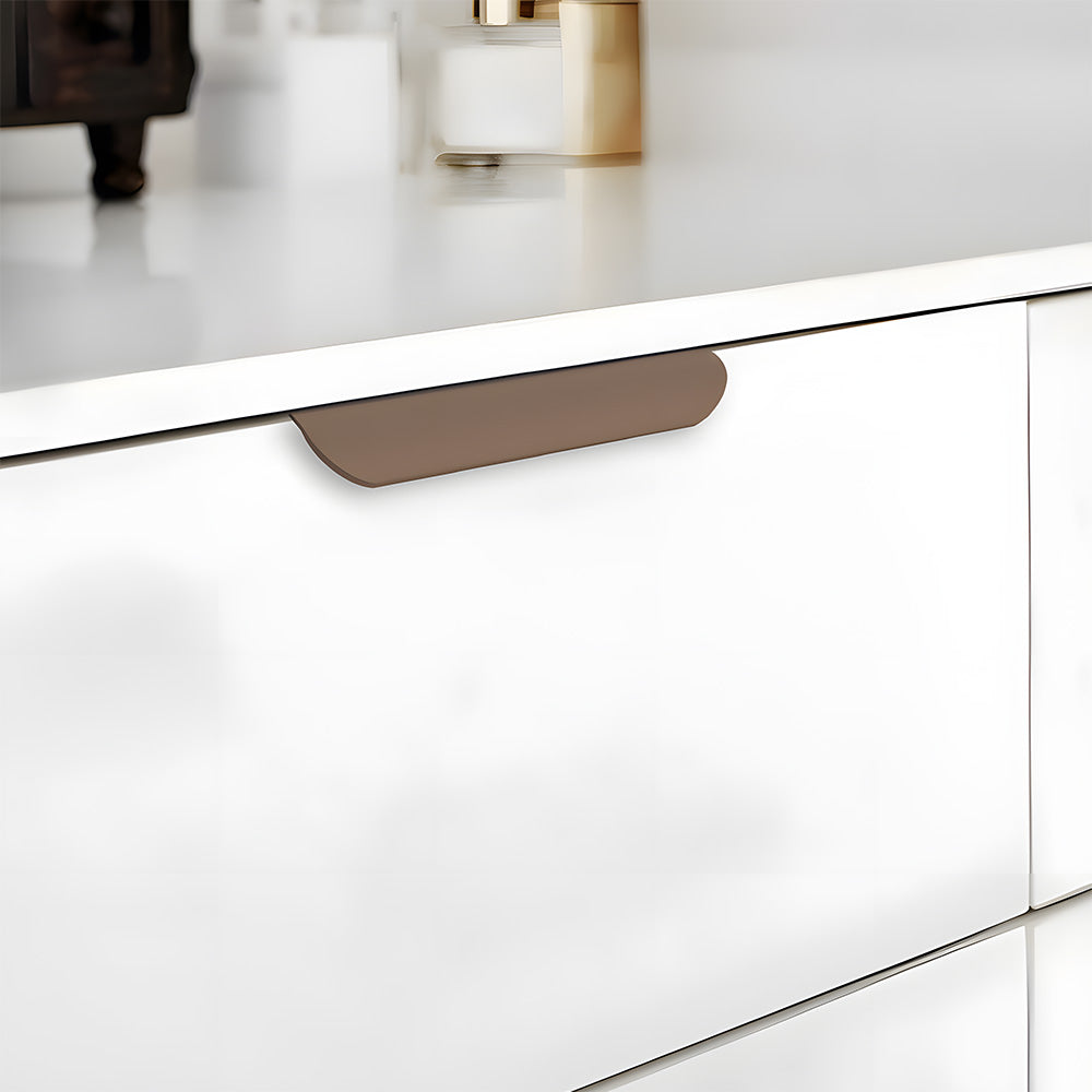 Multicolored Simple Invisible Finger Cabinet Drawer Handle