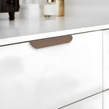 Multicolored Simple Invisible Finger Cabinet Drawer Handle