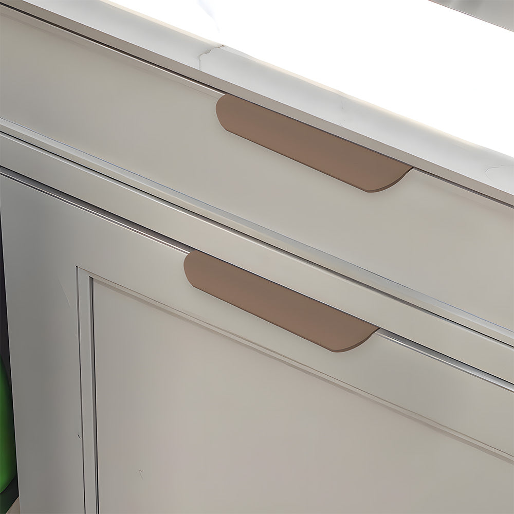 Multicolored Simple Invisible Finger Cabinet Drawer Handle