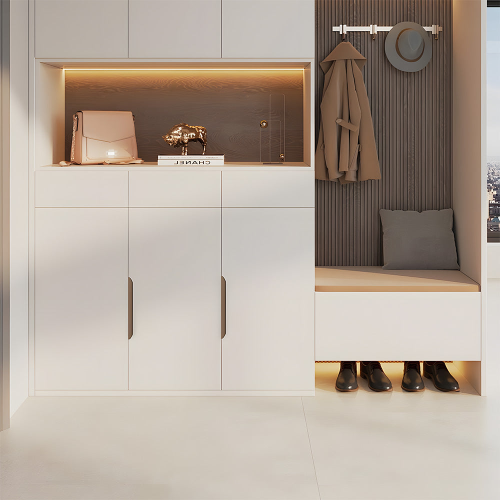 Multicolored Simple Invisible Finger Cabinet Drawer Handle