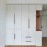Long Multicolored Simple Invisible Finger Cabinet Drawer Handle