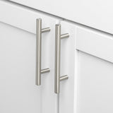 Brushed Nickel Kitchen Cabinet Bar Pulls