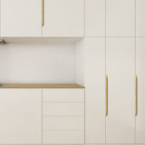 Long Multicolored Simple Invisible Finger Cabinet Drawer Handle