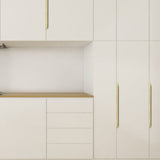Long Multicolored Simple Invisible Finger Cabinet Drawer Handle