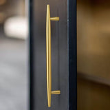 Modern Solid Brass Kitchen Cabinet Knobs and Handles