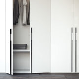 Black Aluminum Alloy Modern Slimline Unique Cabinet Pulls and Drawer Handles