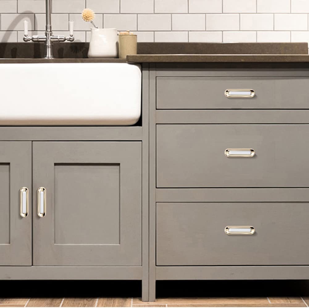 Modern Two-Tone Cabinet Handles Wardrobe Pulls