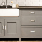 Modern Two-Tone Cabinet Handles Wardrobe Pulls