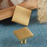 Modern Gold Brass Kitchen Cabinet Handles