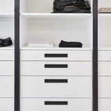 Modern Slotted Recessed Concealed Sliding Door Cabinet Handles