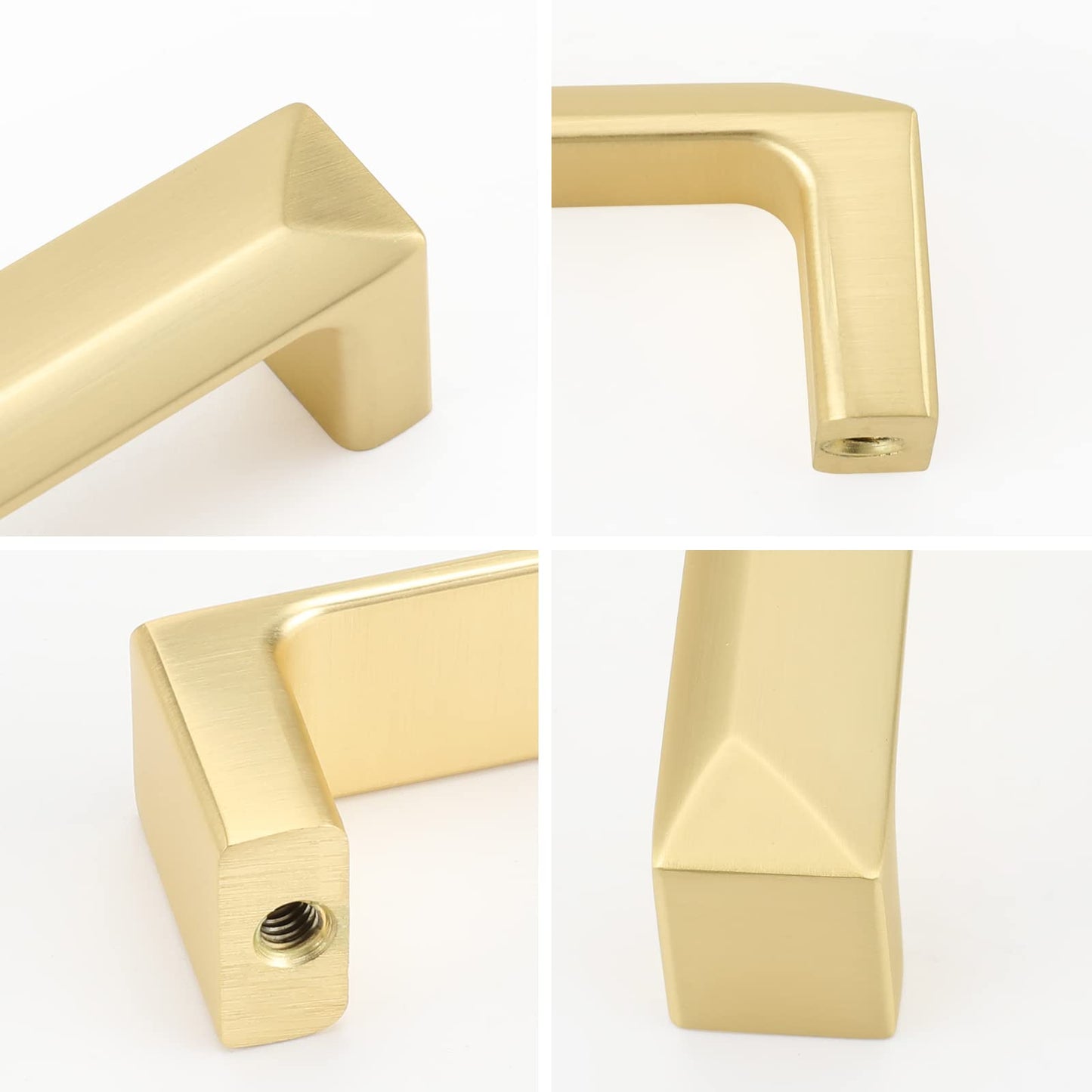 Modern Gold Kitchen Cabinet Handles Brass Cabinet Pulls