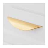 Half Moon Finger Edge Cabinet Handles Door Hardware