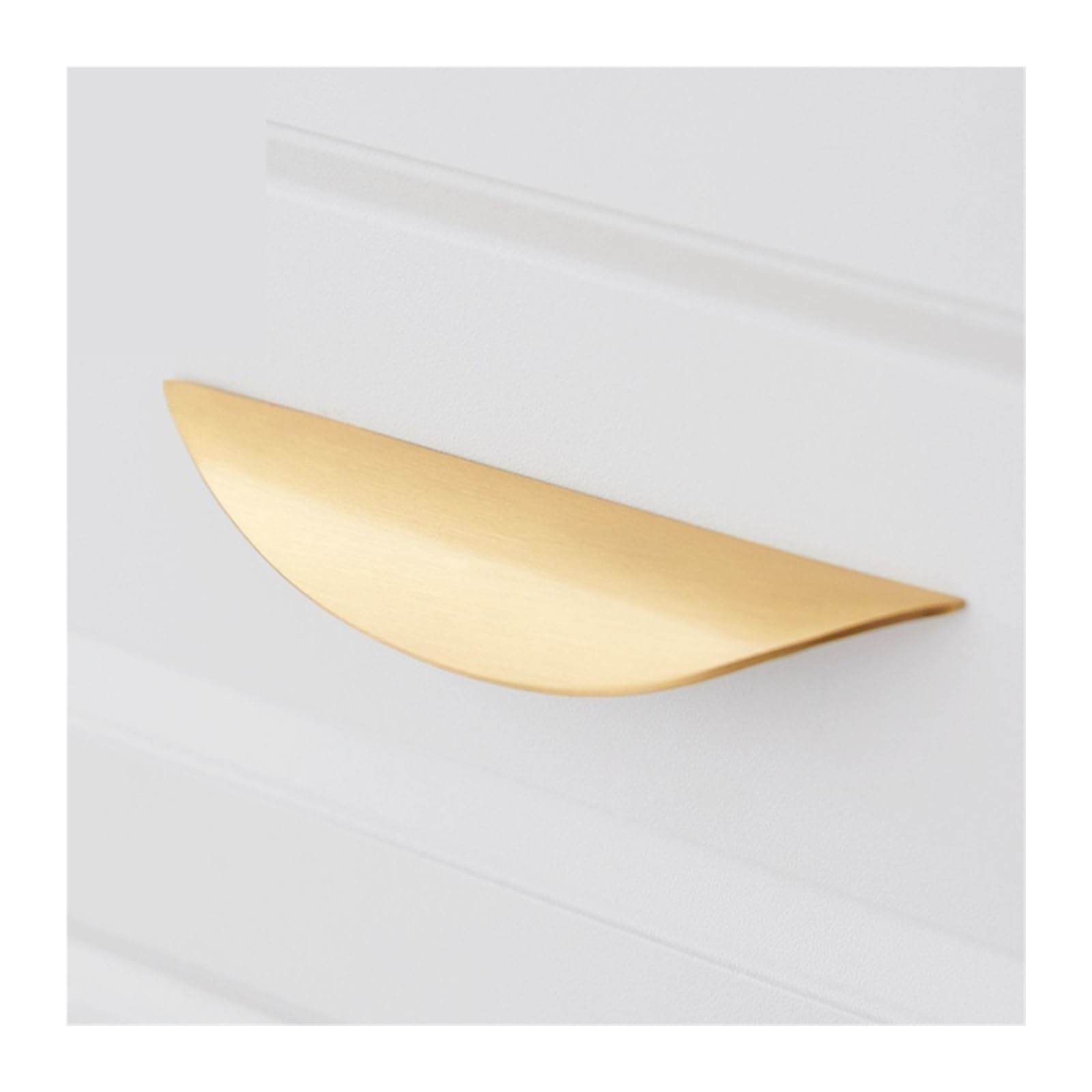 Half Moon Finger Edge Cabinet Handles Door Hardware