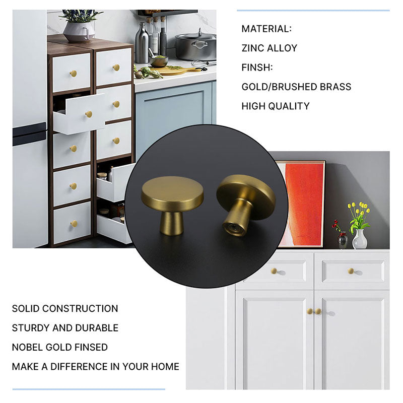 Cabinet Knobs Solid Zinc Alloy Knobs For Kitchen