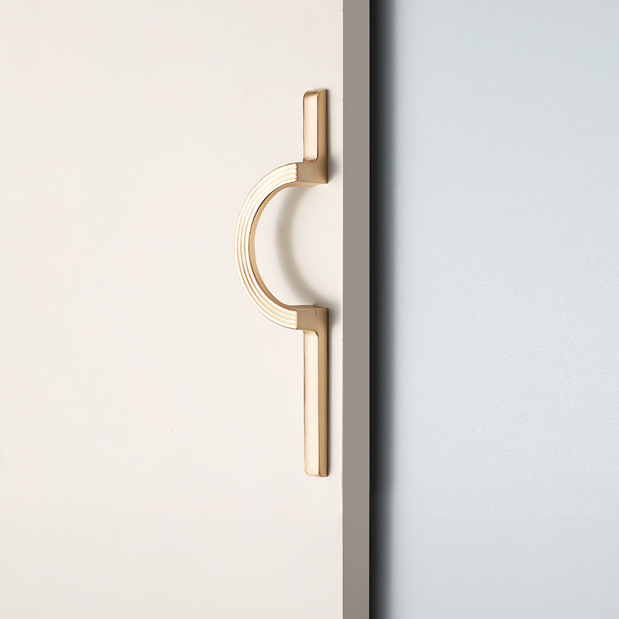 Modern Simple Semicircular Long Cabinet Door Handle
