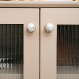 Personality Crystal Brass French Light Luxury Style Wardrobe Cabinet  Pull