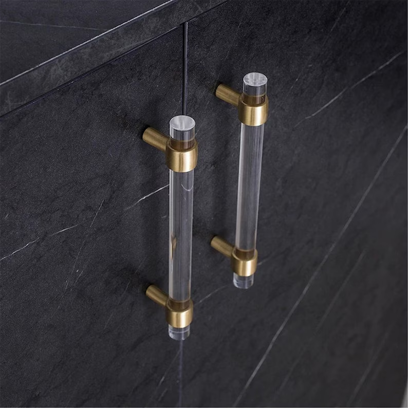 Clear Acrylic Crystal Drawer Knob Dresser Handles