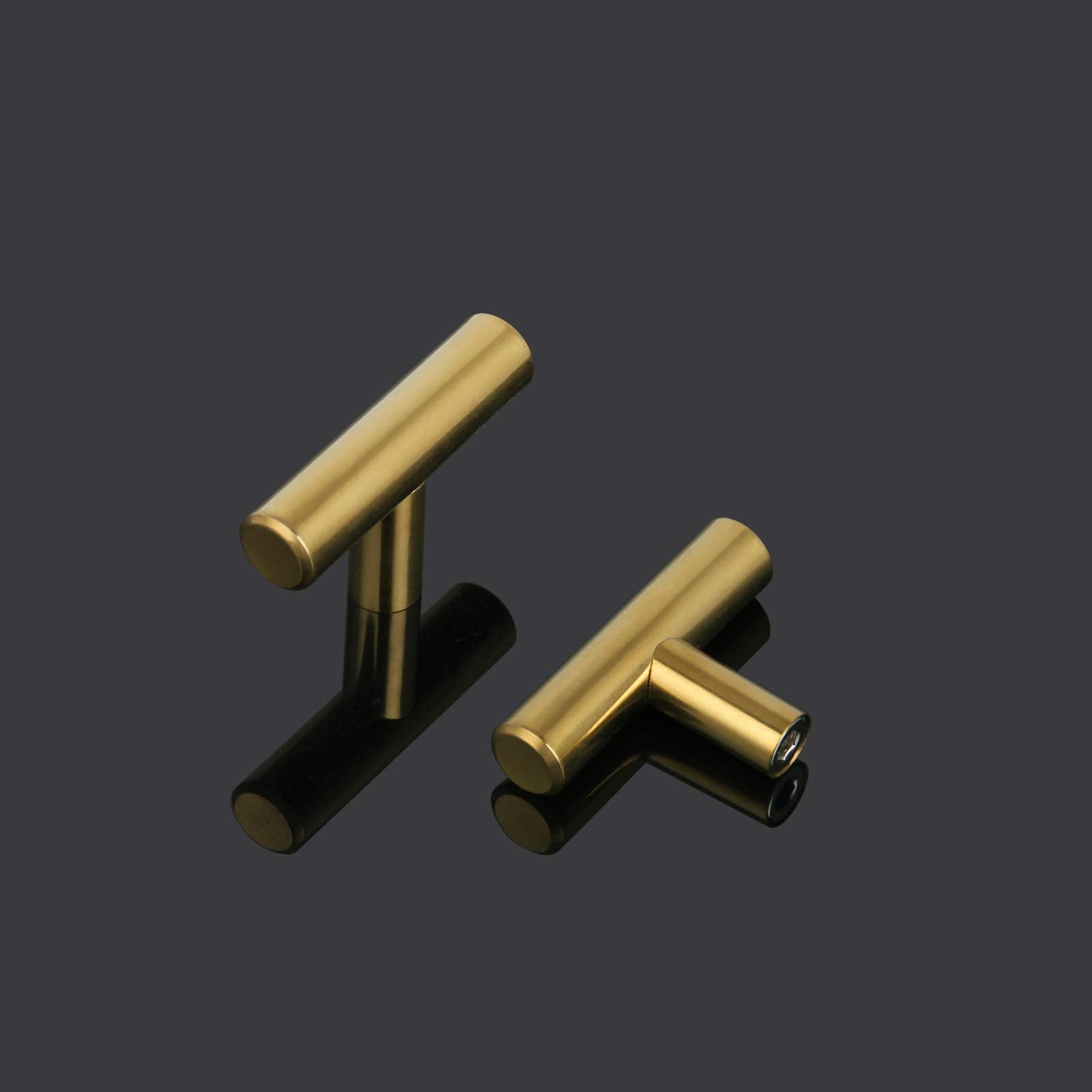 Brushed Gold Euro Style Cabinet Handles