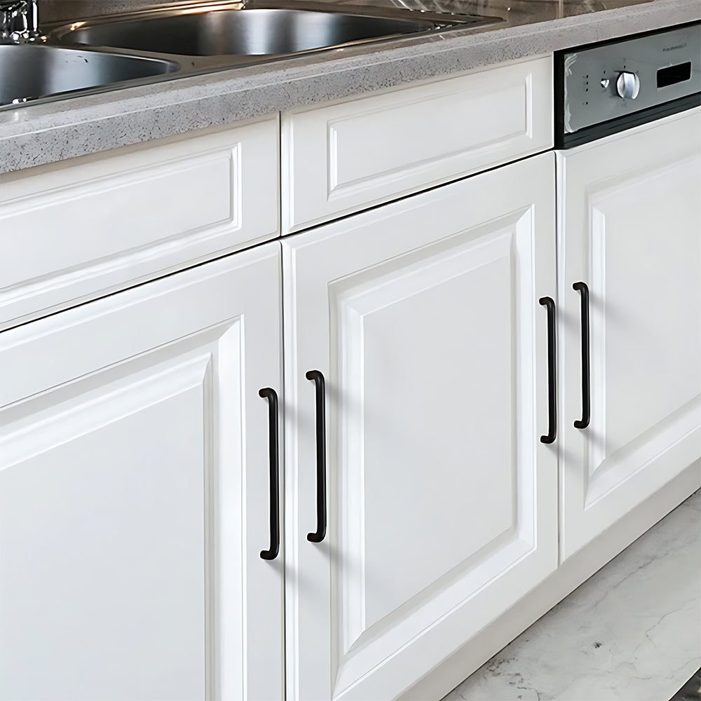 Simple Aluminum Alloy Rounded Arc Cabinet Handle