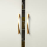 Contemporary Curve Zinc Alloy Kitchen Cabinet Handles