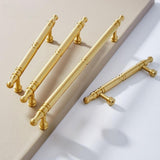 Antique Gold Door Handles Vintage Kitchen Cabinet Pulls