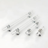 Simple Acrylic Transparent Bathroom Cabinet Handles