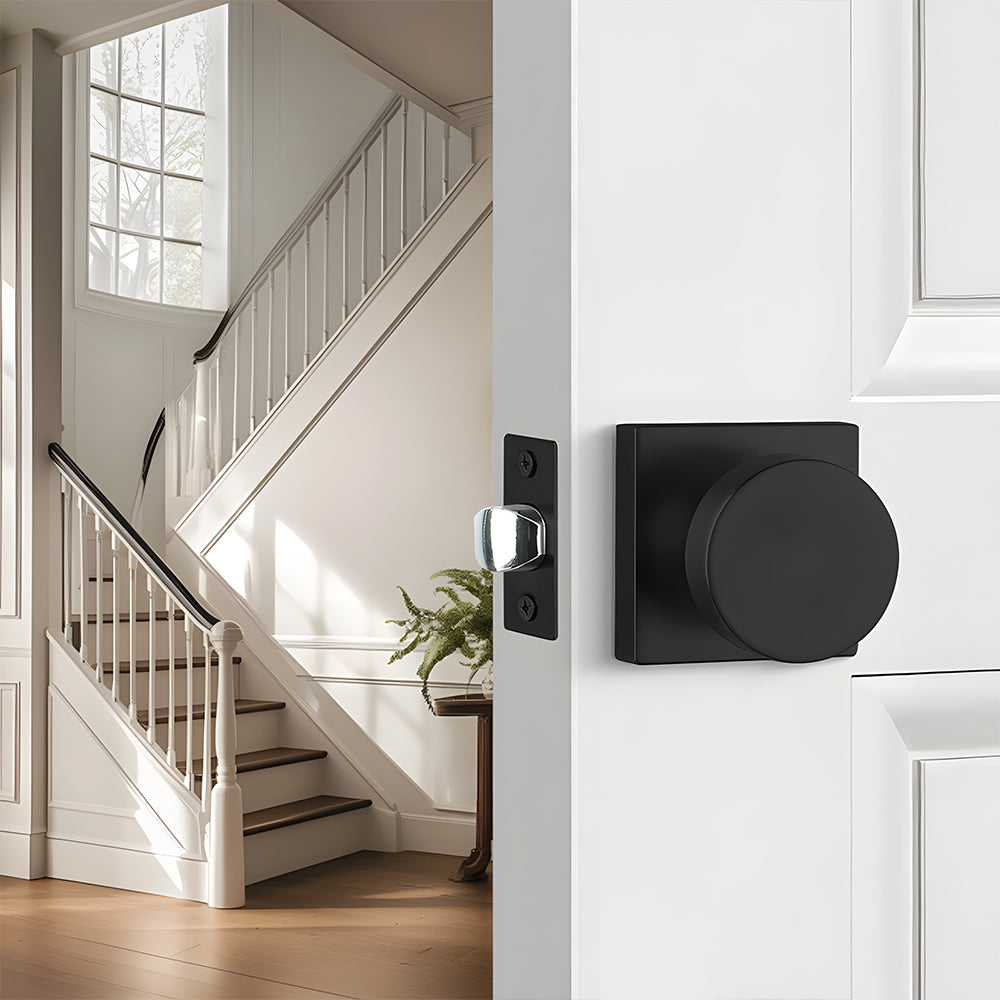 Passage Square Door Knobs for Closet Doors Hallway Dining Room