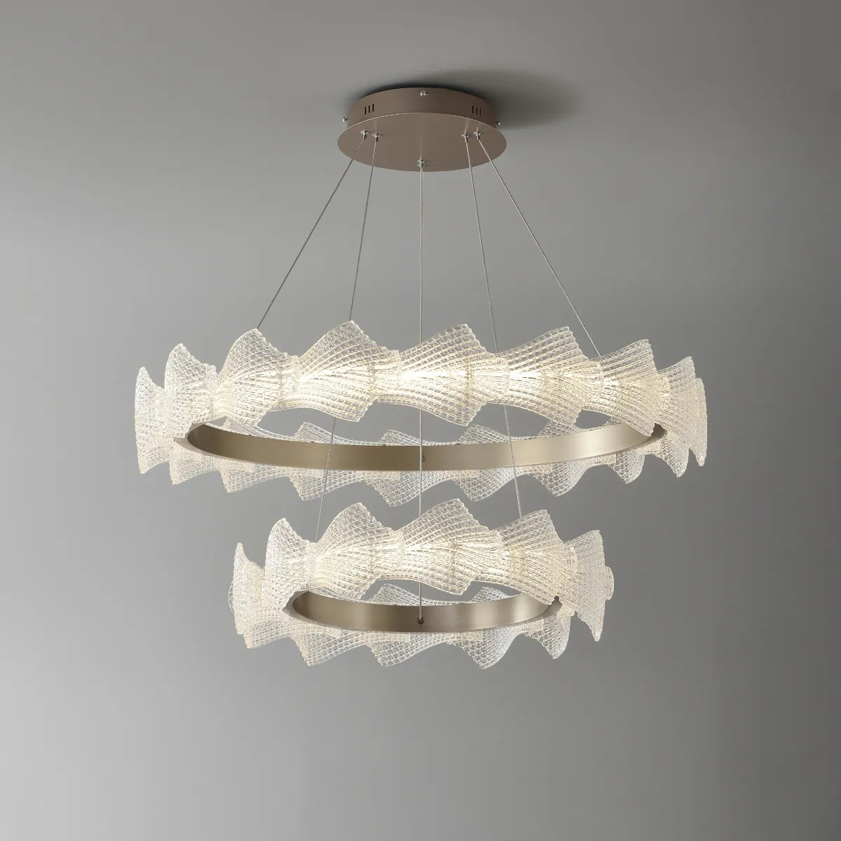 Acrylic round chandelier