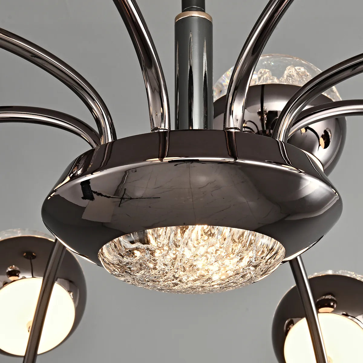 Transparent round chandelier
