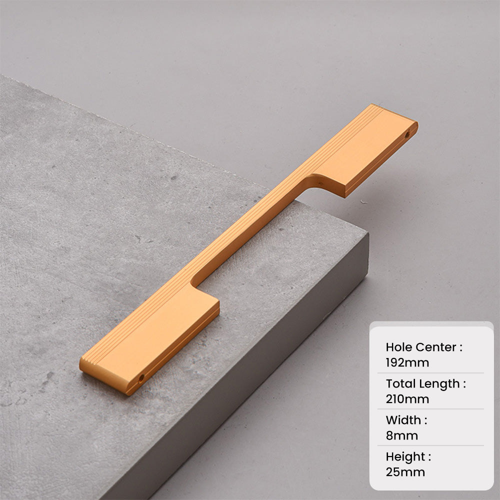 Aluminum Alloy Extended Cabinet Handles Drawer Knobs for Kitchen