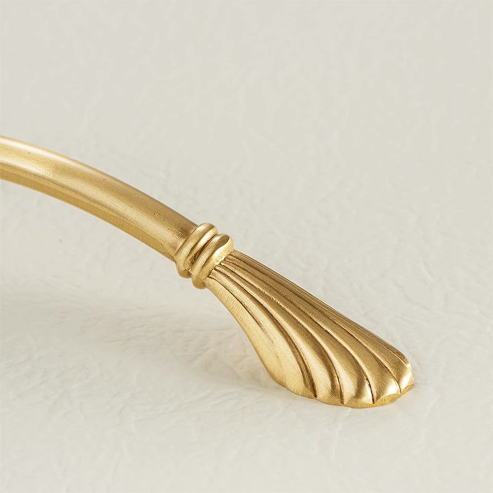 Pure Brass Shell Dresser Handles