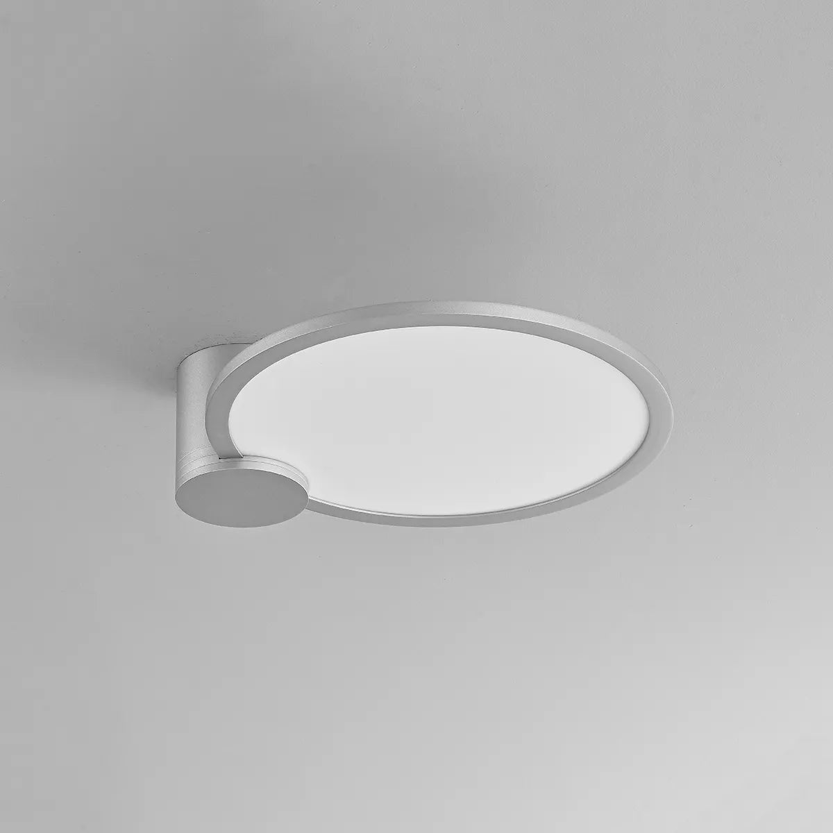 Circular acrylic ceiling-mounted installation