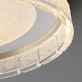 Circular acrylic embedded installation