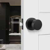 Heavy Duty Zinc Alloy Indoor Rounded Bathroom Door knobs