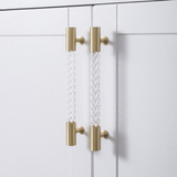 Transparent Acrylic Cabinet Drawer Dresser T Bar Handles