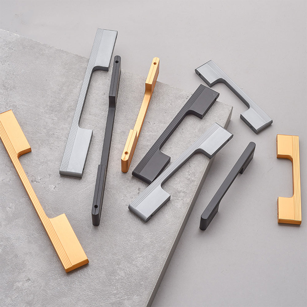 Aluminum Alloy Extended Cabinet Handles Drawer Knobs for Kitchen