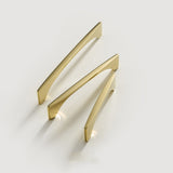 Modern Gold Brass Cabinet and Drawer Handles