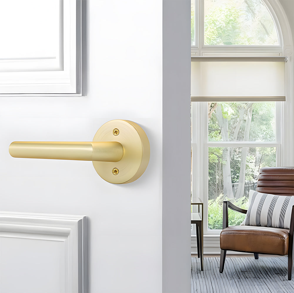 Zinc Alloy Closet Door Lever Handles for Hallway Doors