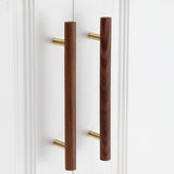Universal Wooden Door Handles for Drawers Cupboards Kitchen Cabinets
