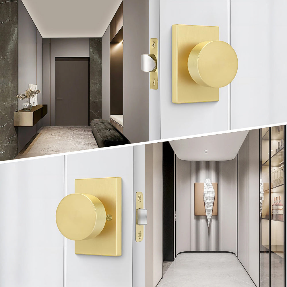 Zinc Alloy Heavy Duty Single-Sided Rectangle Door Knob