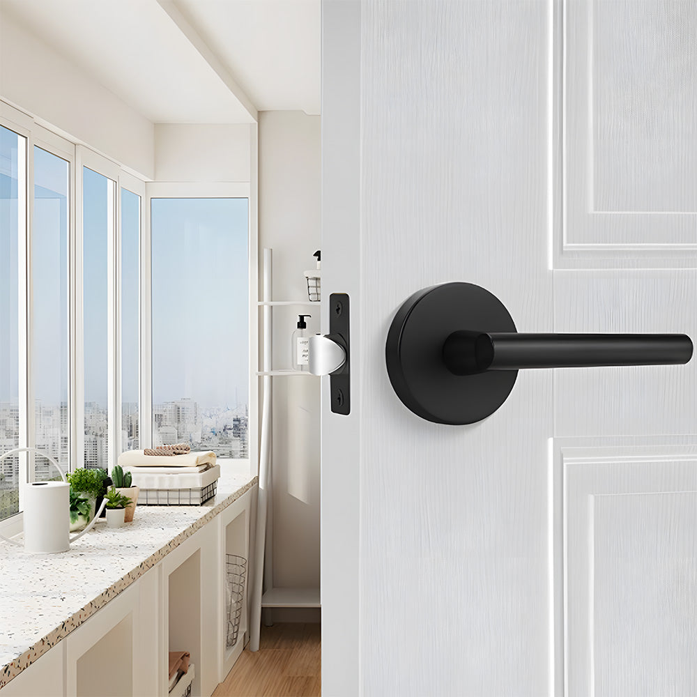 Zinc Alloy Gold Black Door Lever Handles