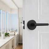 Zinc Alloy Gold Black Door Lever Handles