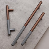 Stylish Patchwork Knurled Wardrobe Handle